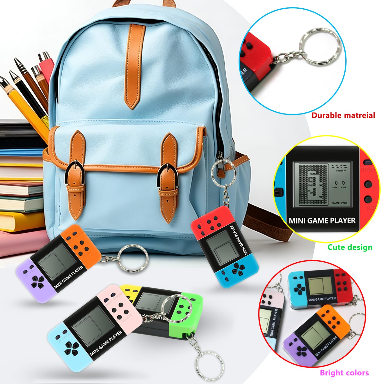 10-120pcs Kids Mini Handheld G - đánh giá và giá Gaming Console Keychain